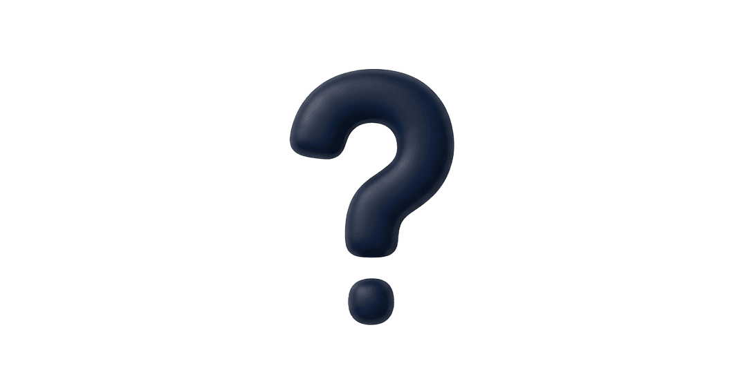 Question mark decoration